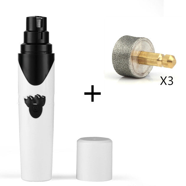 JMT-081674 Automatic Pet Nail Grinder and Sharpener for Cats and Dogs - Electric Manicure Tool with LED Starry Sky Projection Light