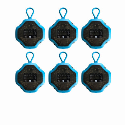 JMT-081738 Agile Reaction Light for Basketball and Taekwondo Training - Red and Blue ABS Reaction Training Device