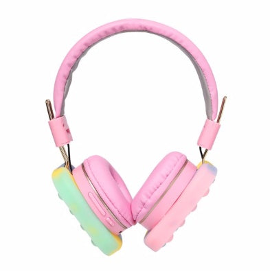 JMT-081930 Bluetooth Fidget Headphones for Kids - Stress Relief Pop Toy Headset with Comfortable Design and 18-Hour Battery Life