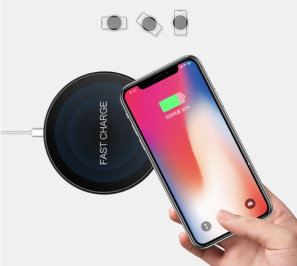 JMT-082122 Ultra-Thin Tempered Glass Panel Wireless Charger with Smart Overcurrent and Over-Temperature Protection