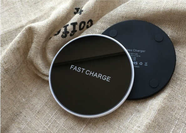 JMT-082122 Ultra-Thin Tempered Glass Panel Wireless Charger with Smart Overcurrent and Over-Temperature Protection