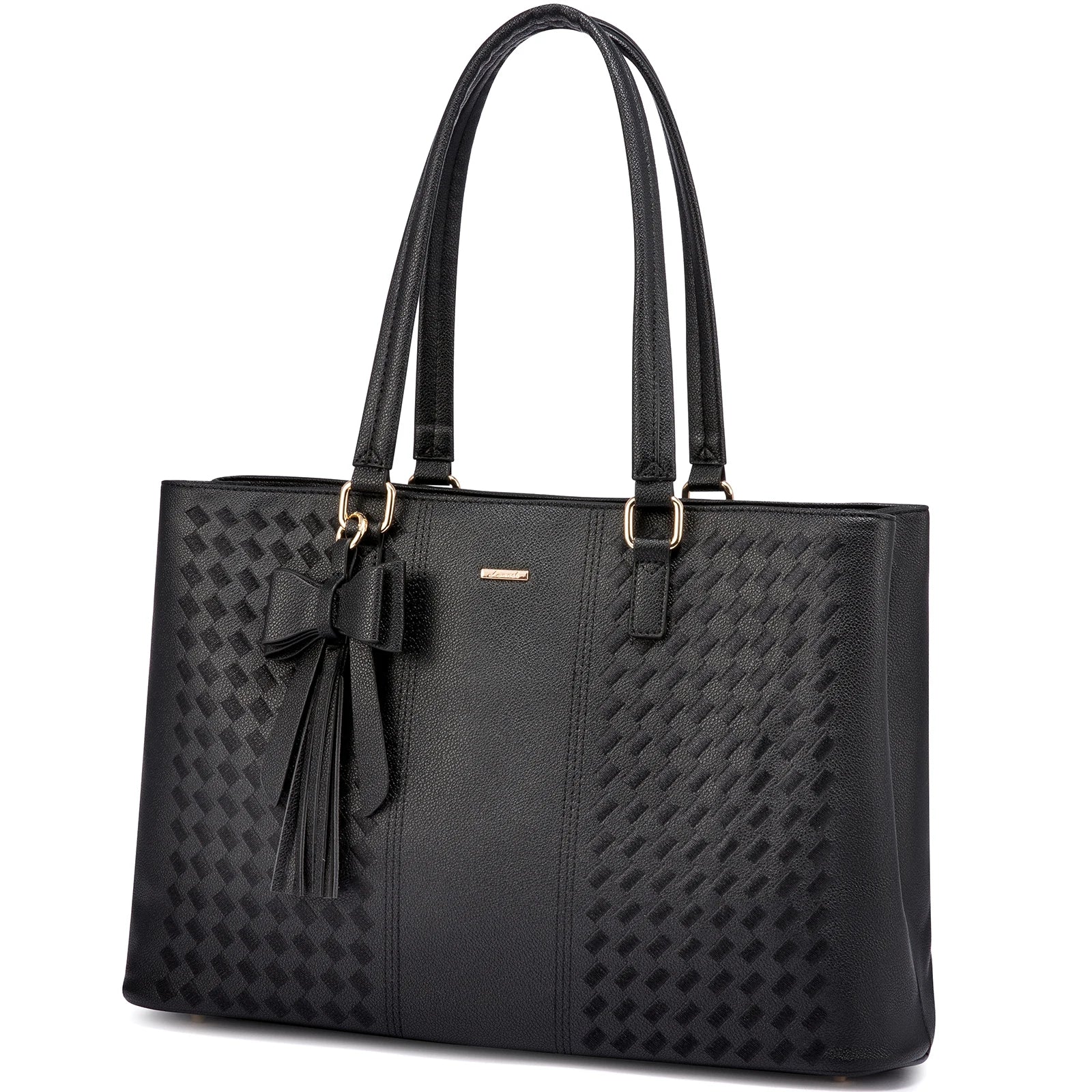 JMT-082314 Designer Women's PU Leather Tote Bag - Vintage Style Large Handbag and Briefcase