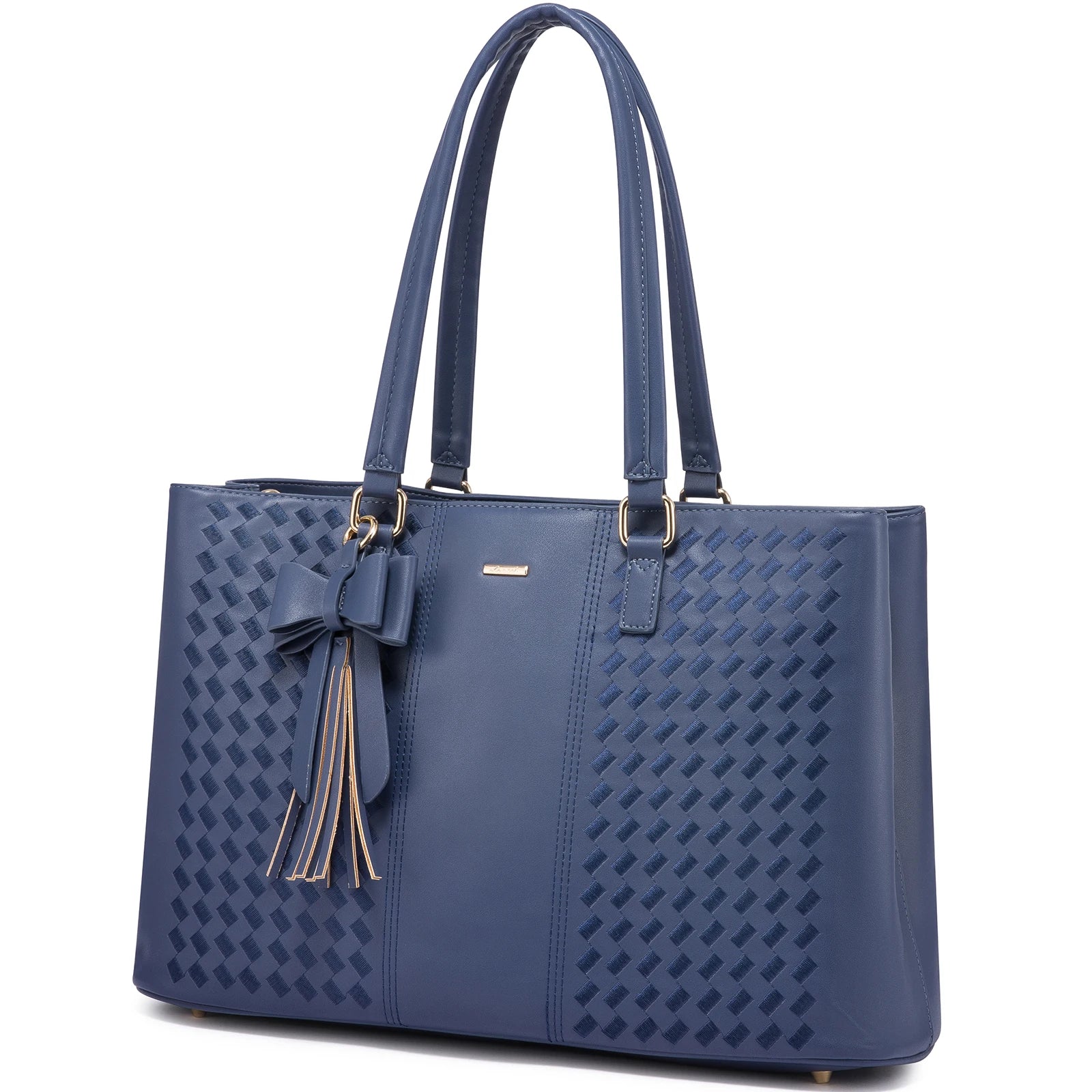 JMT-082314 Designer Women's PU Leather Tote Bag - Vintage Style Large Handbag and Briefcase