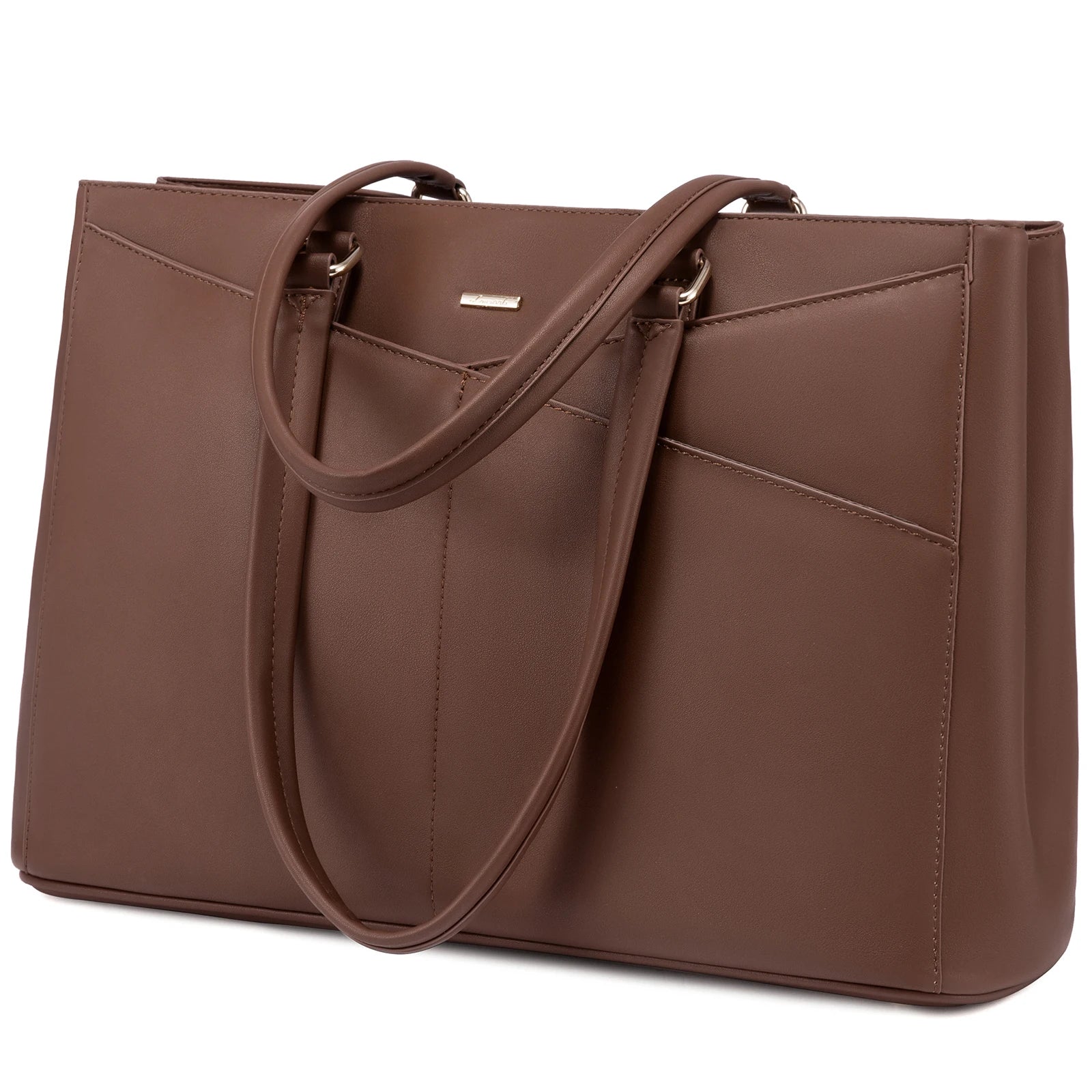 JMT-082314 Designer Women's PU Leather Tote Bag - Vintage Style Large Handbag and Briefcase