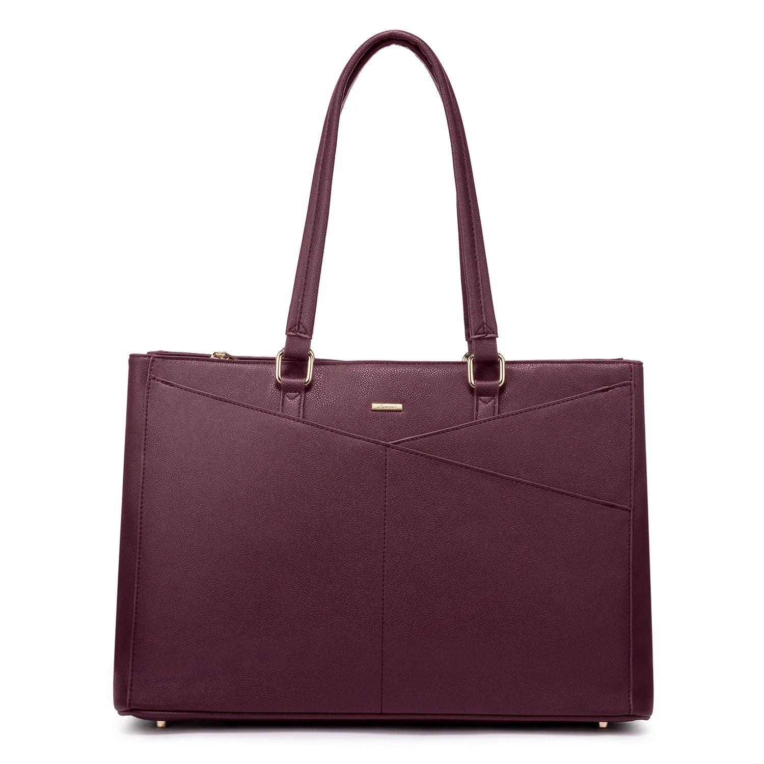 JMT-082314 Designer Women's PU Leather Tote Bag - Vintage Style Large Handbag and Briefcase