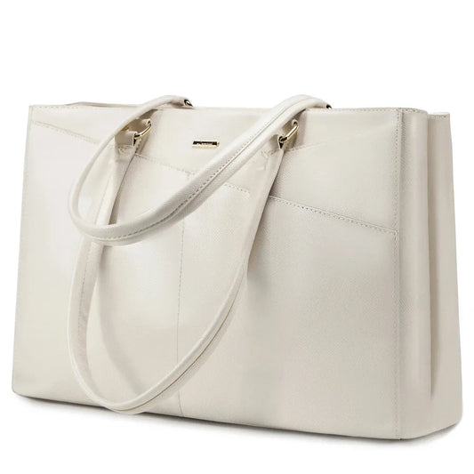 JMT-082314 Designer Women's PU Leather Tote Bag - Vintage Style Large Handbag and Briefcase