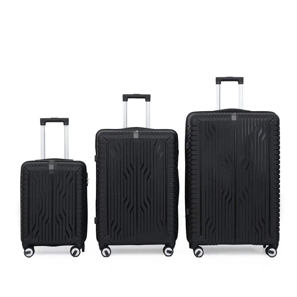 JMT-082314 Luggage Set with Spinner Trolley - Travel Organiser Bags in Matching Colours (20'', 26'', 30'')