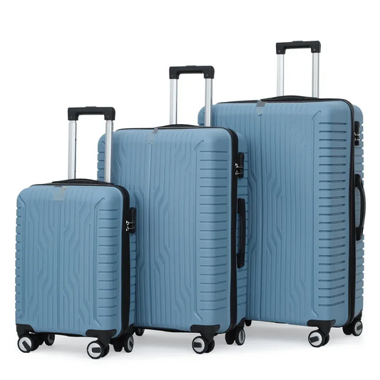 JMT-082314 Luggage Set with Spinner Trolley - Travel Organiser Bags in Matching Colours (20'', 26'', 30'')