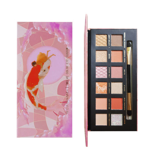 JMT-083018 12-Color Pearl Sequin Eyeshadow Palette for Creative Makeup Looks