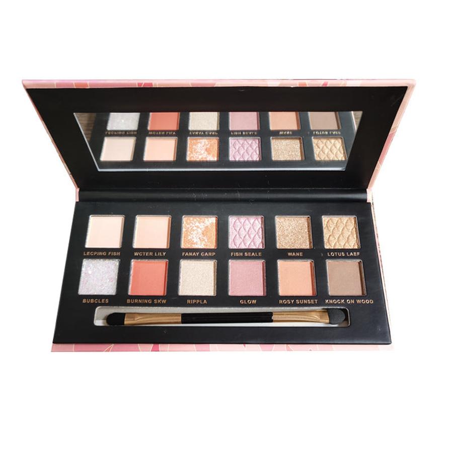 JMT-083018 12-Color Pearl Sequin Eyeshadow Palette for Creative Makeup Looks