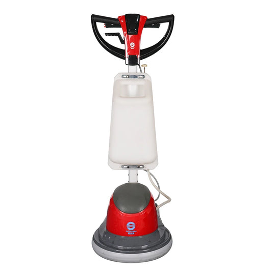 JMT-083210 1100W Multi-Functional Floor Scrubber and Burnishing Machine with Butterfly Handle for Effective Floor and Carpet Cleaning