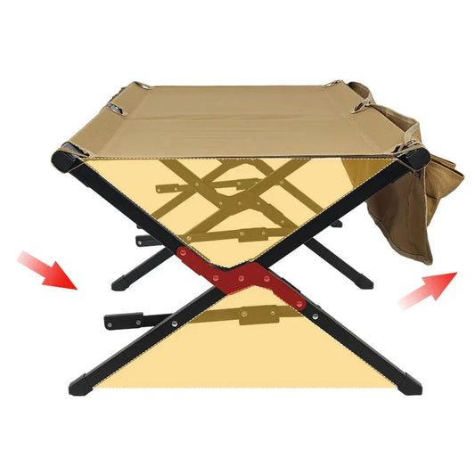 JMT-083466 Portable Heavy-Duty Outdoor Folding Cot for Camping and Outdoor Use