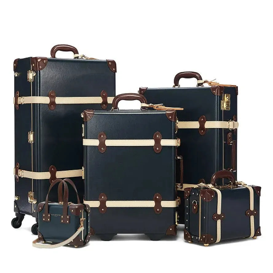 JMT-083850 Luxury 5-Piece Travel Suitcase Set in Custom PU with Mini Suitcases