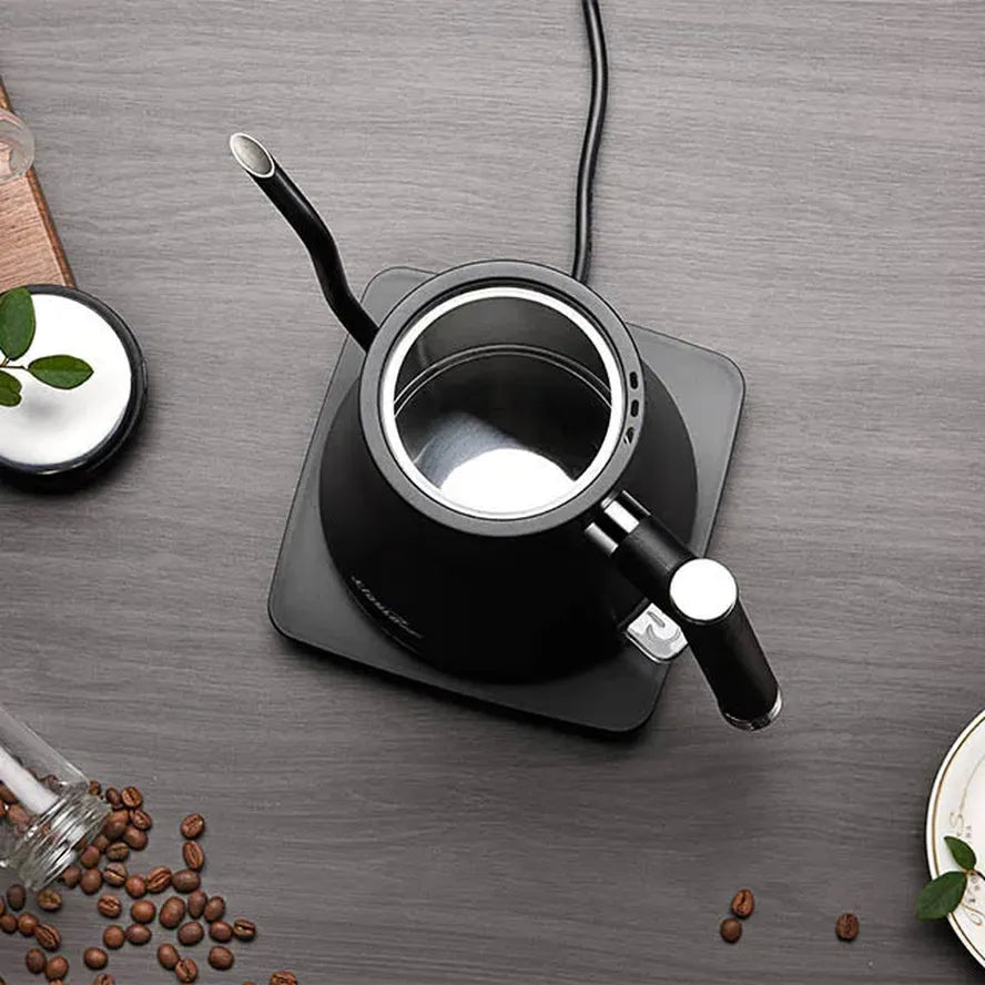 JMT-083850 Portable 800ML Stainless Steel Gooseneck Electric Kettle for Tea and Coffee Brewing