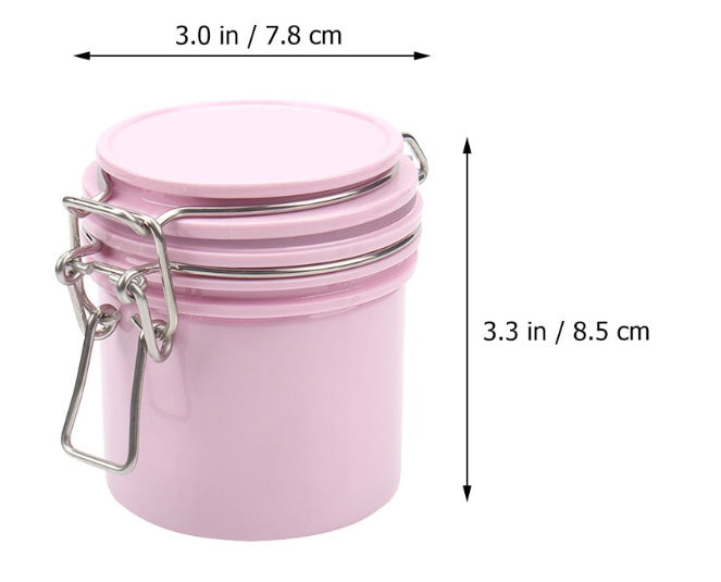 JMT-084042 Activated Carbon Eyelash Glue Storage Tank in Pink, Black, White, and Green
