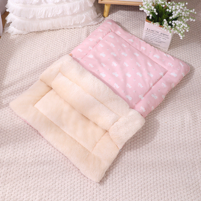 JMT-084042 Multi-Season Pet Sleeping Bag with Detachable Mat and Foldable Design for Cats and Dogs
