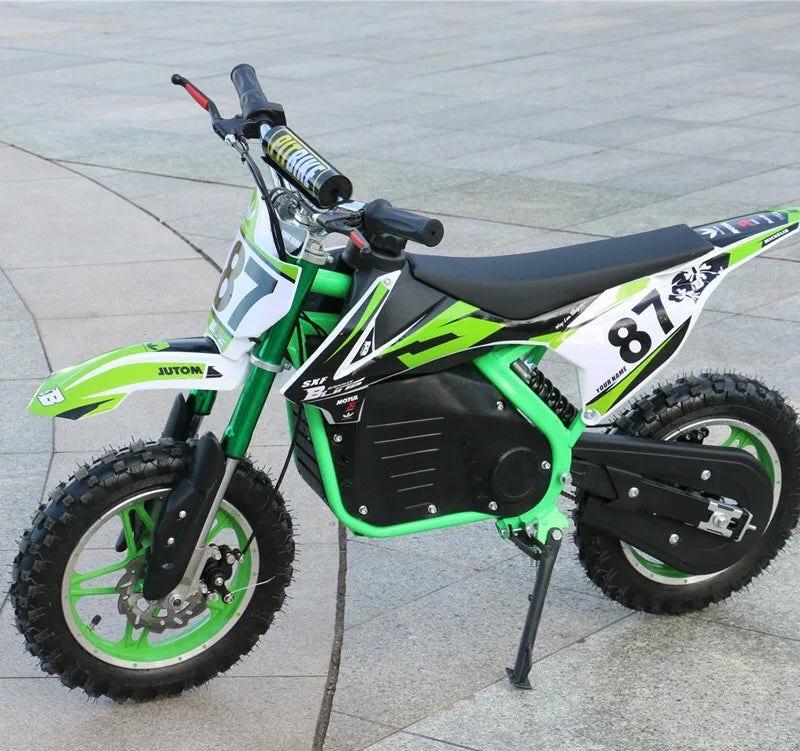 JMT-084810 Kids Mini Electric Dirt Bike, 36V 800W, Dual-Wheel Off-Road Quad Bike , Top Speed 27.9 mph