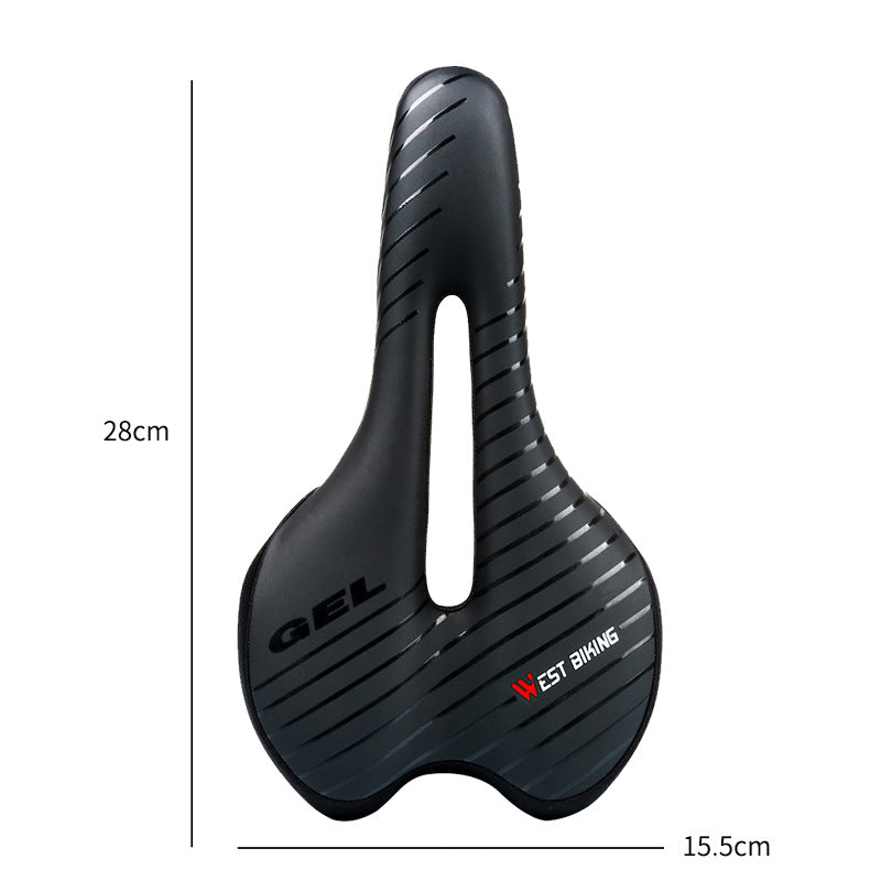JMT-084810 Mountain Bike Seat with Built-in Taillight for Enhanced Safety and Comfort