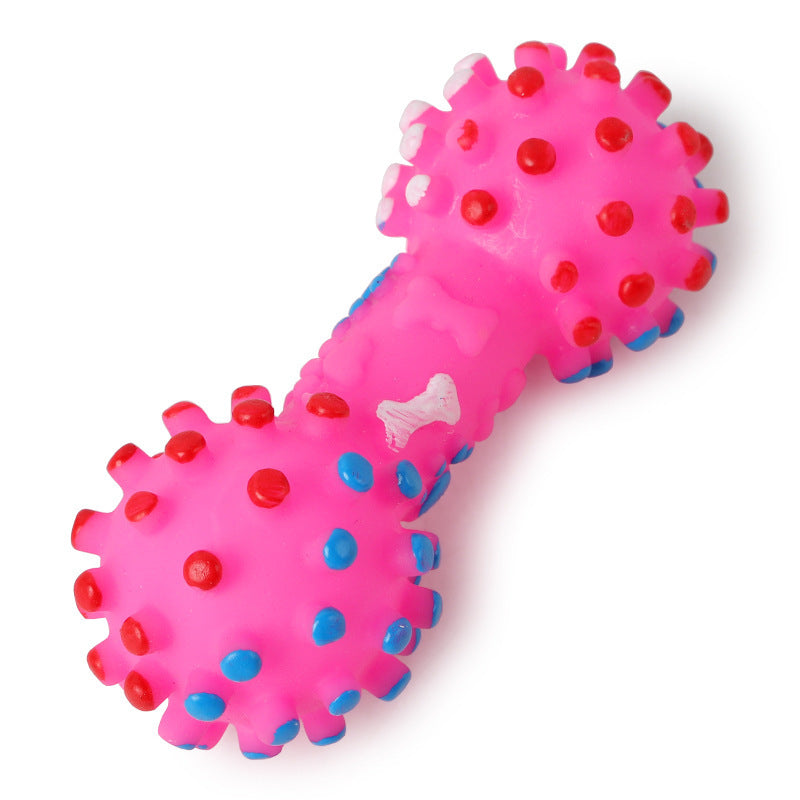 JMT-084874 Durable Vinyl Dog Toy Grinding Stick - Bite-Resistant, 16.5cm Length, Multiple Color Options