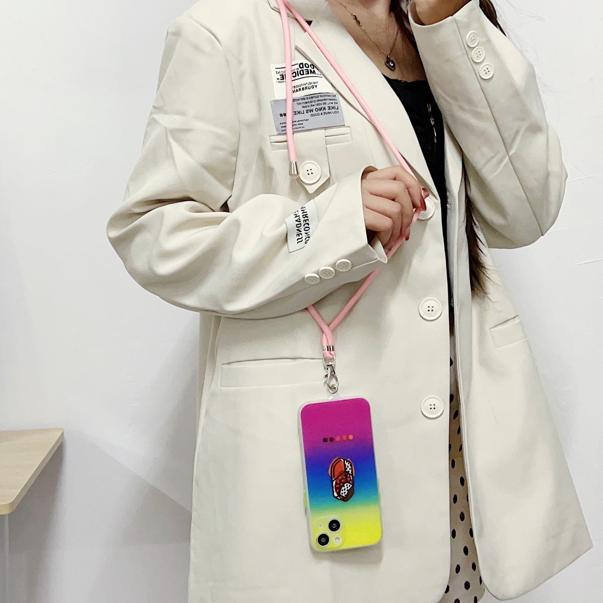 JMT-085066 Durable Wrist Lanyard with Keychain for Phones, ID Cards, Gym Access, and USB Devices