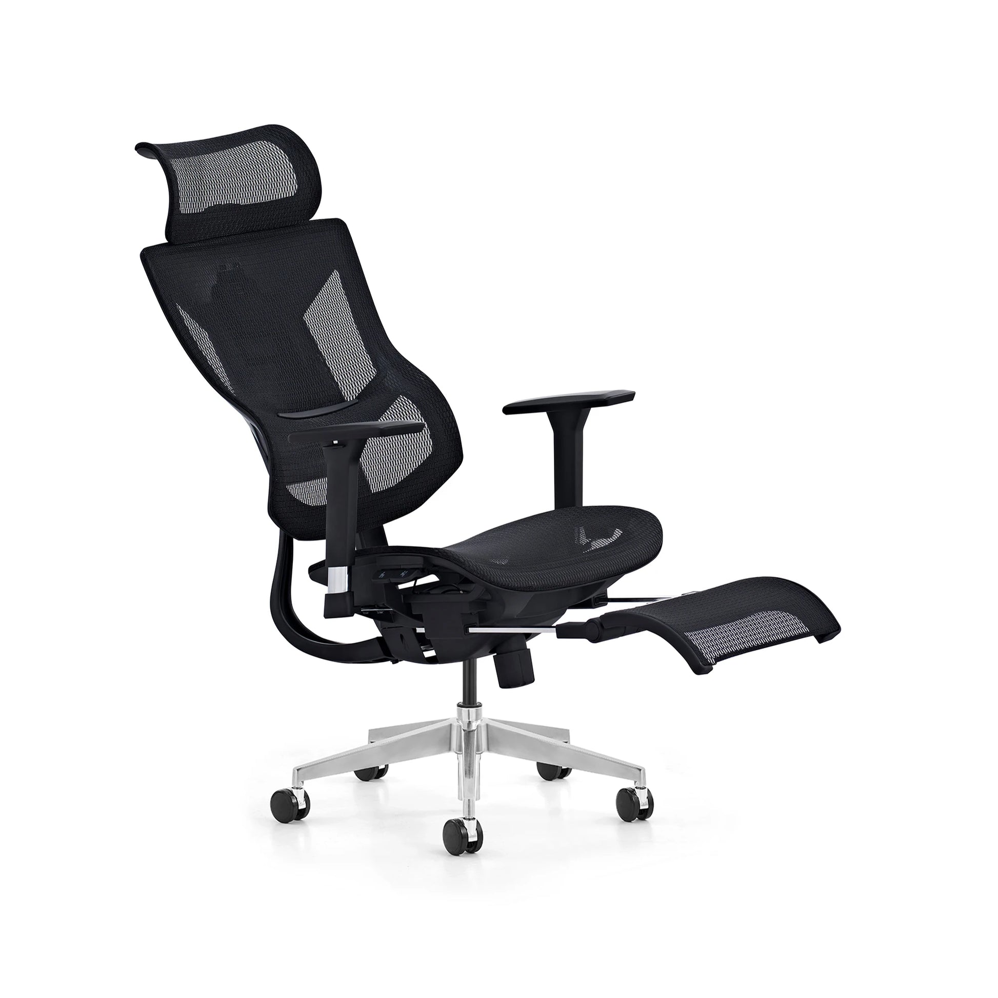 JMT-085194 Ergonomic High Back Swivel Office Chair with Mesh Design and Footrest