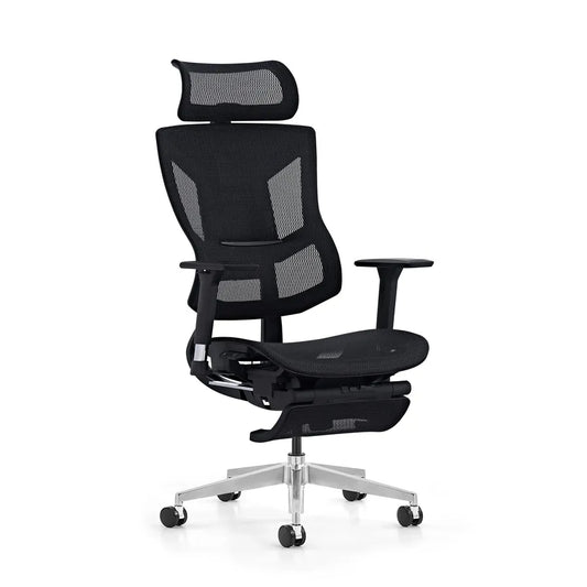 JMT-085194 Ergonomic High Back Swivel Office Chair with Mesh Design and Footrest