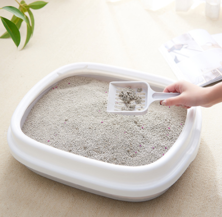 JMT-085258 Semi-Enclosed Cat Litter Box with Deodorizing Features