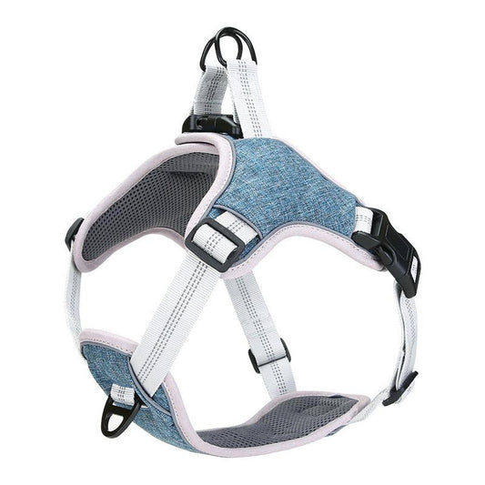 JMT-085386 Adjustable Reflective Pet Harness for Enhanced Safety and Comfort