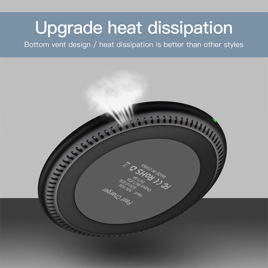 JMT-085578 Wireless Charger for iPhone Models with Non-Slip Base – Model M420, 9V Output, LED Indicator