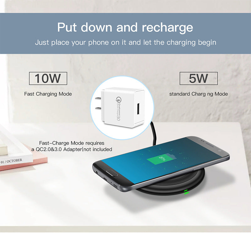 JMT-085578 Wireless Charger for iPhone Models with Non-Slip Base – Model M420, 9V Output, LED Indicator
