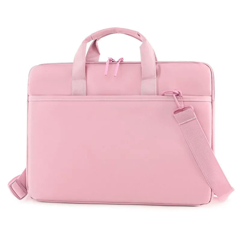 JMT-085706 Business Laptop Briefcase for Women - Customizable Oxford Zipper Document Bag for Office Meetings