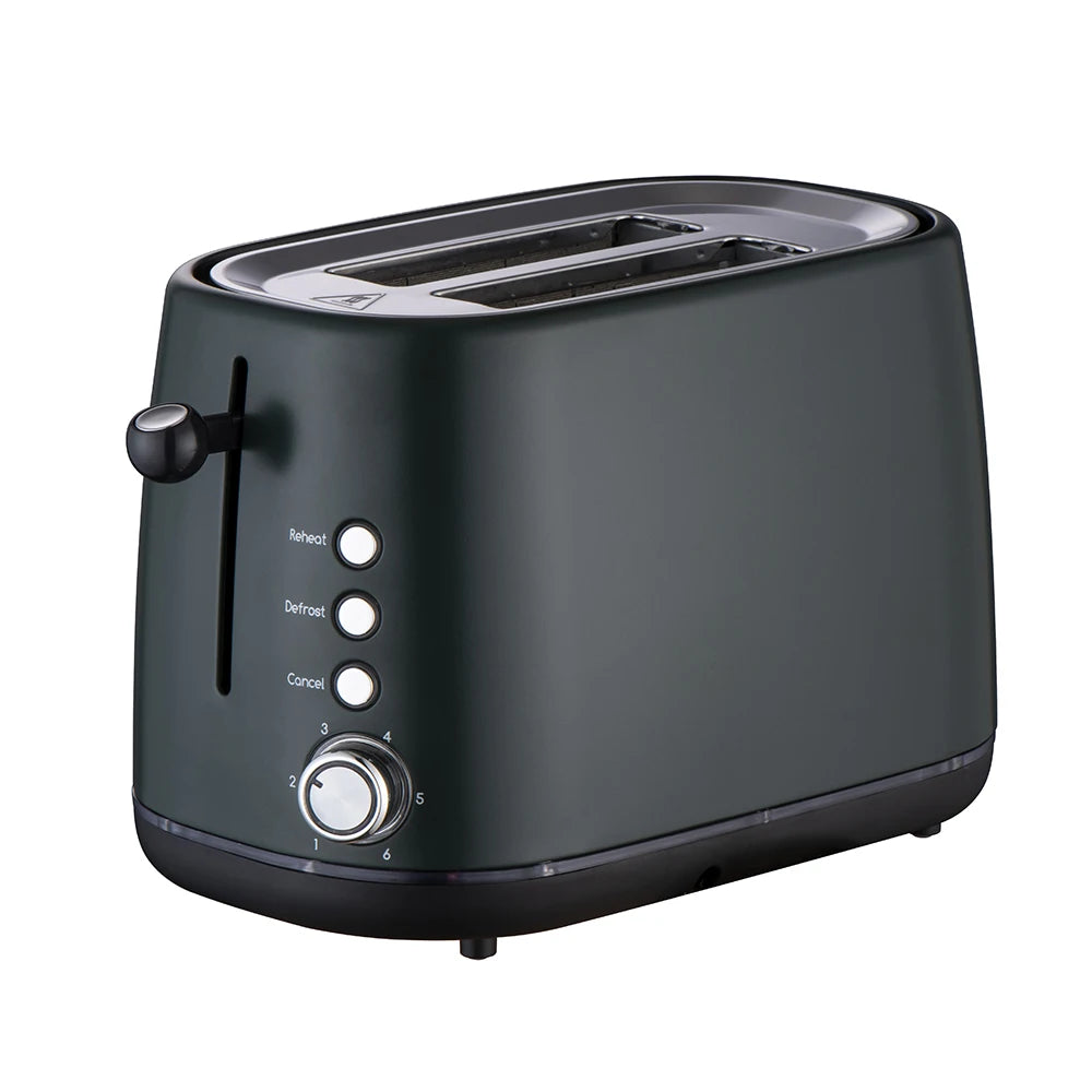 JMT-085706 Stainless Steel 2 Slice Electric Bread Toaster with Smart Features