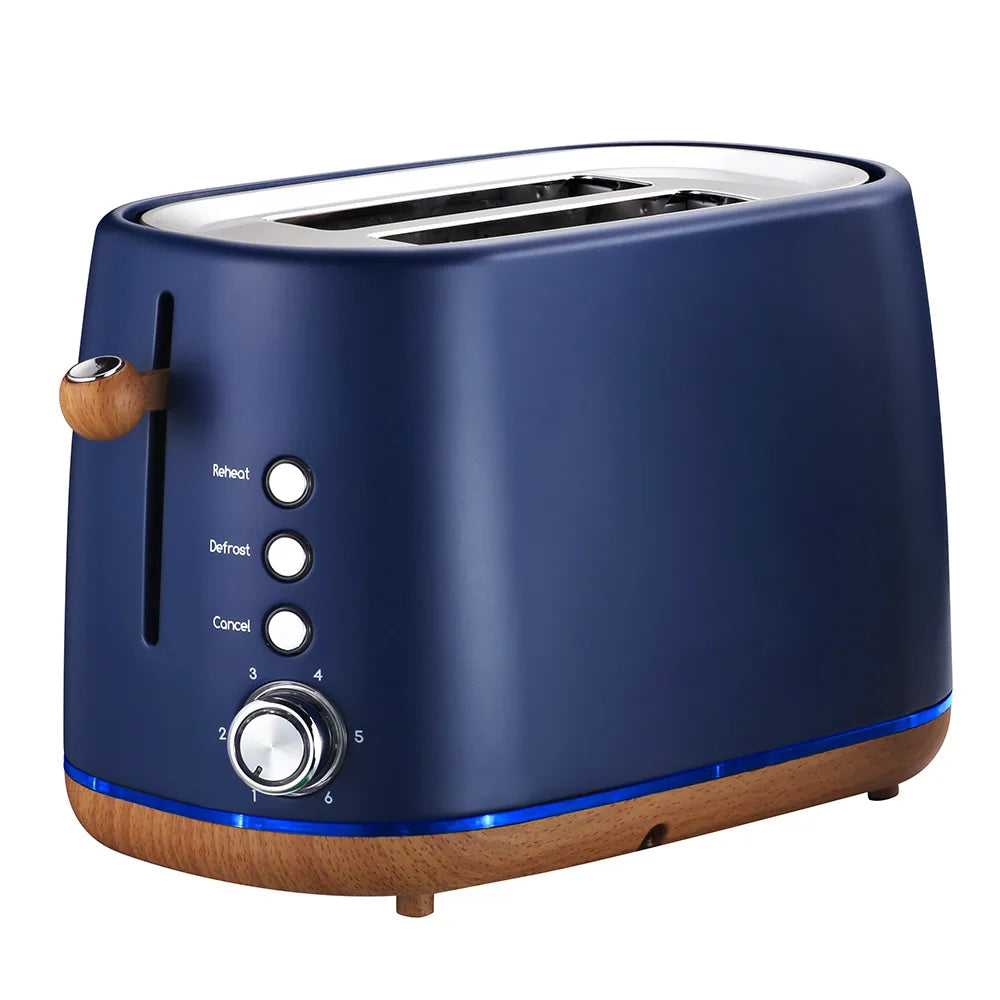 JMT-085706 Stainless Steel 2 Slice Electric Bread Toaster with Smart Features