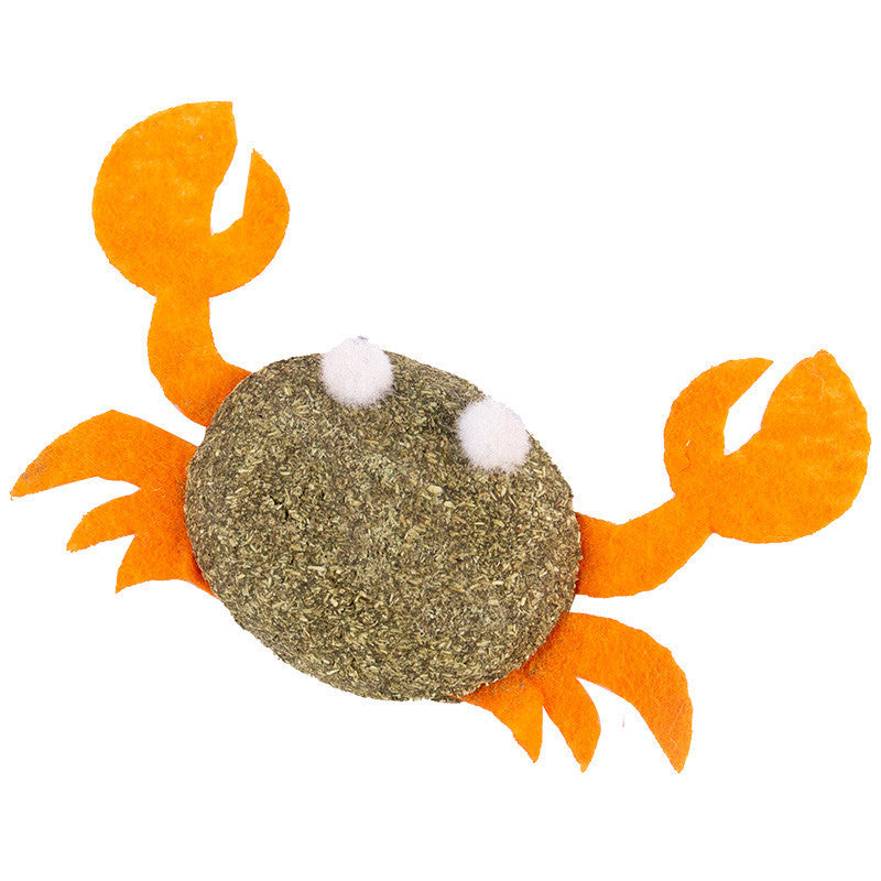 JMT-086026 Bite-Resistant Cartoon Cat Molar Stick Toy for Healthy Chewing - Available in Crab and Frog Designs