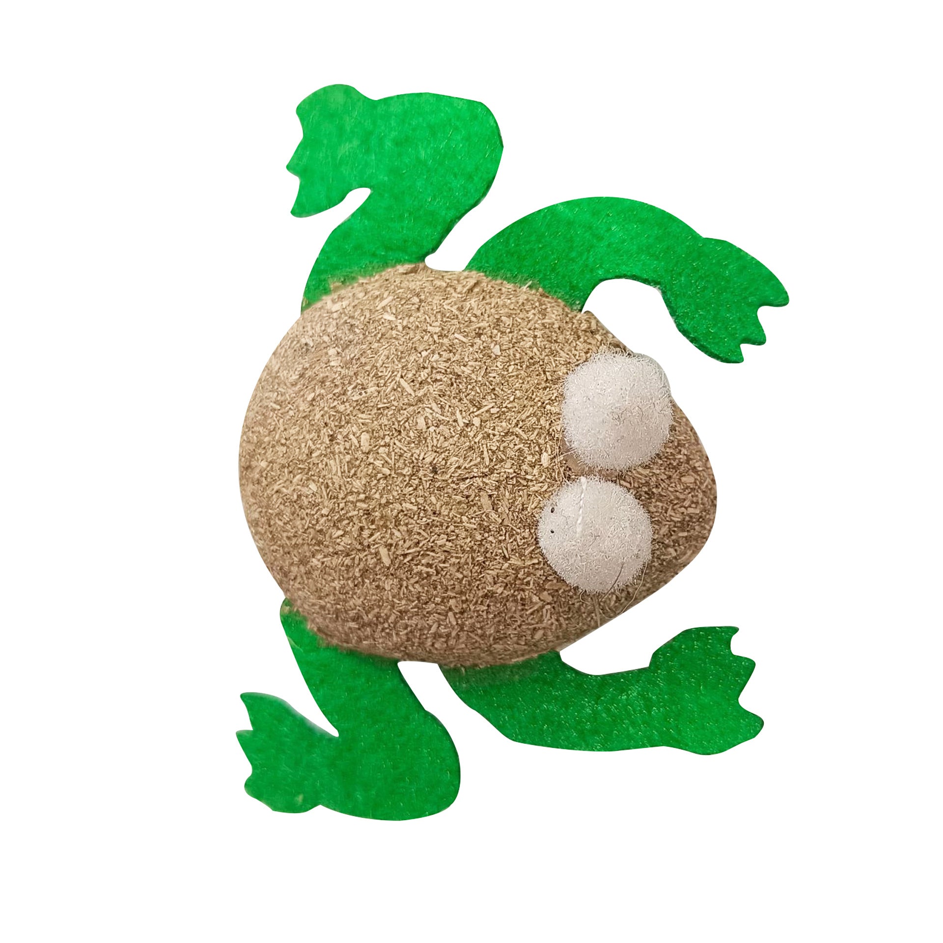 JMT-086026 Bite-Resistant Cartoon Cat Molar Stick Toy for Healthy Chewing - Available in Crab and Frog Designs