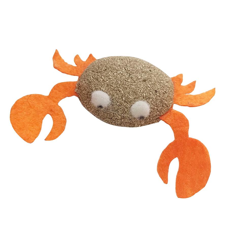 JMT-086026 Bite-Resistant Cartoon Cat Molar Stick Toy for Healthy Chewing - Available in Crab and Frog Designs