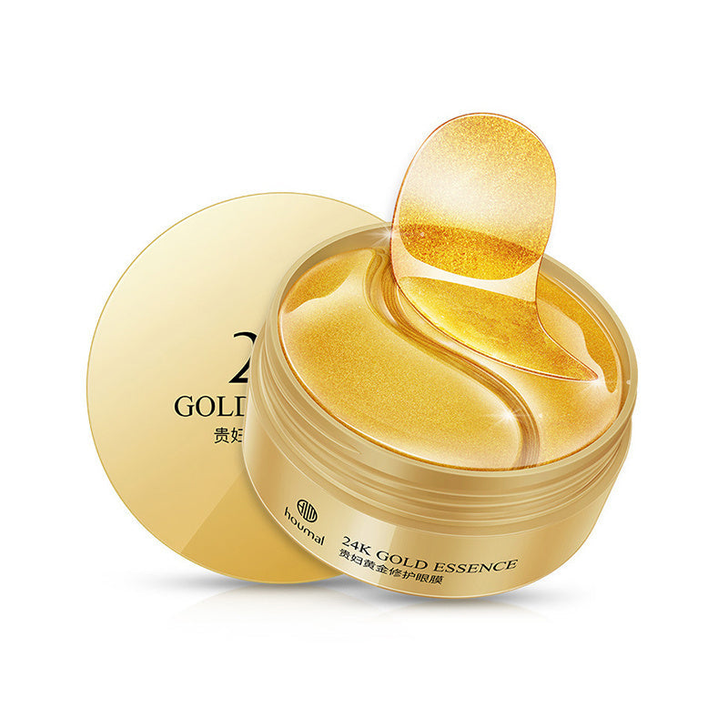 JMT-086474 Golden Algae Elastic Eye Masks - 60 Patches for Moisturizing and Refreshing Care
