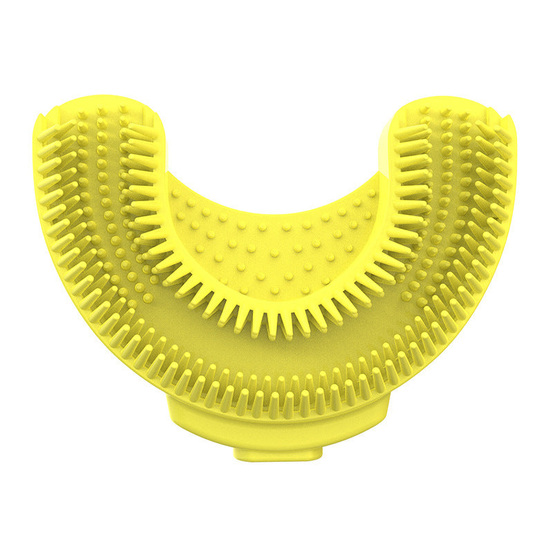 JMT-086730 U-Shaped Electric Toothbrush for Kids with Ultrasonic Technology - USB Rechargeable, Touch Control, Available in Multiple Colors