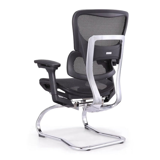 JMT-086794 Modern Ergonomic Mesh Executive Chair for Office and Conference Use - Featuring White Finish