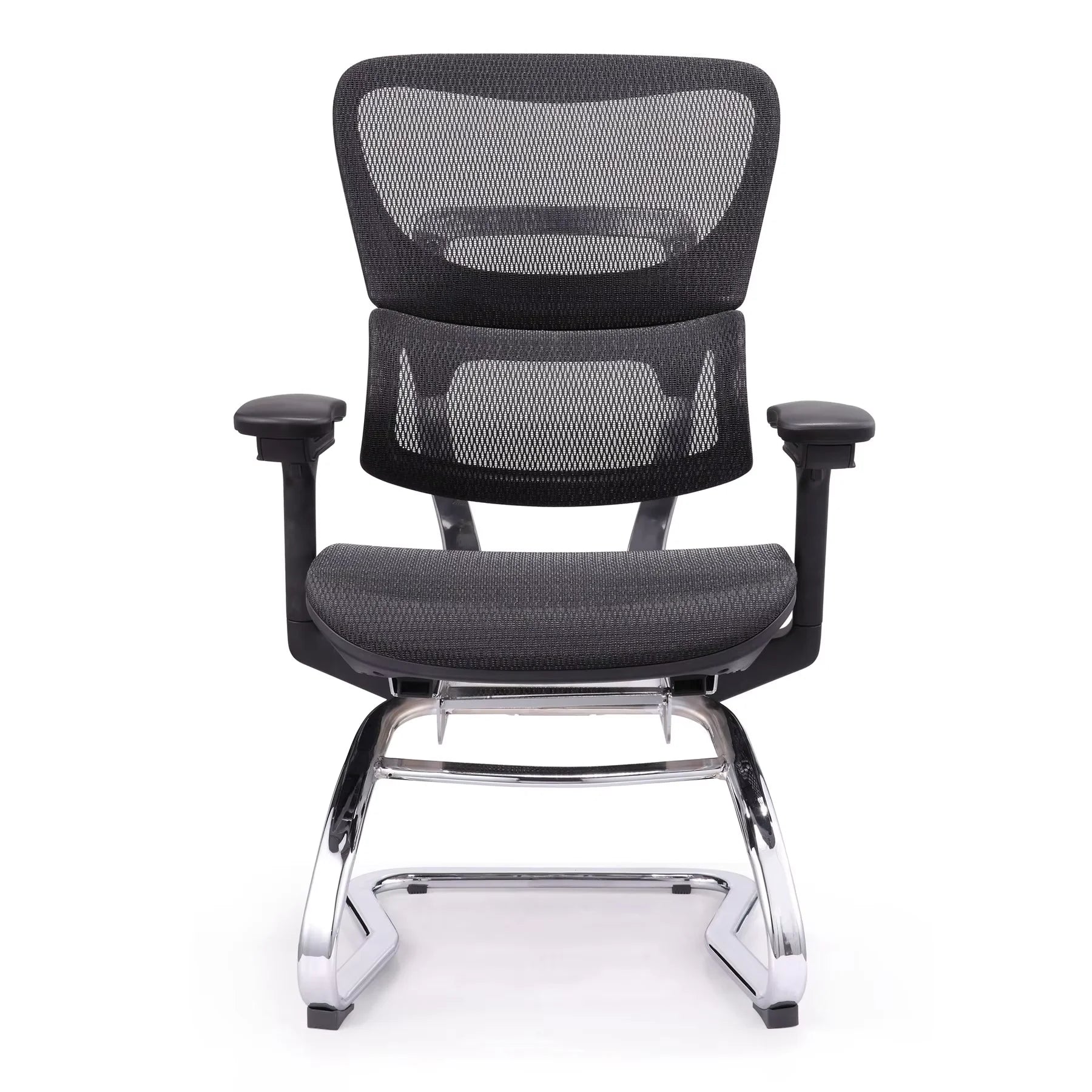 JMT-086794 Modern Ergonomic Mesh Executive Chair for Office and Conference Use - Featuring White Finish