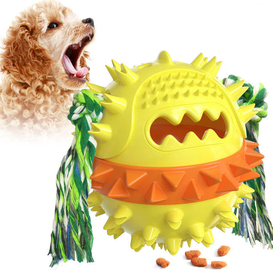 JMT-087178 Durable Squeaky Dog Chew Toy for Medium and Large Breeds - Treat Dispenser for Dental Health and Boredom Relief