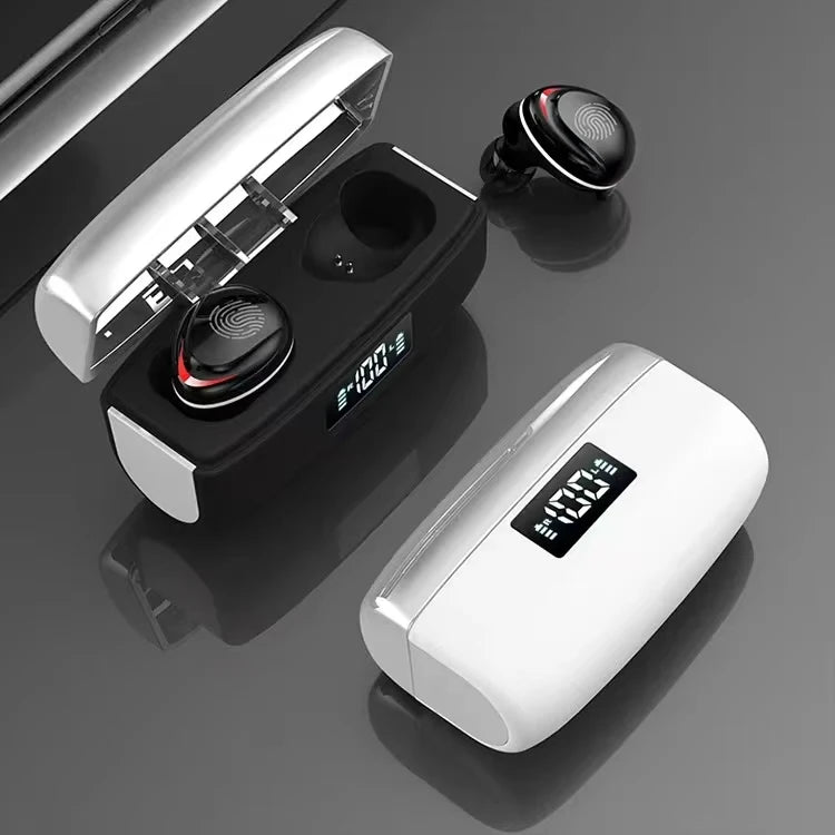 JMT-087370 Wireless Clip-On Earphones with HD Sound and Microphone for Sports Use