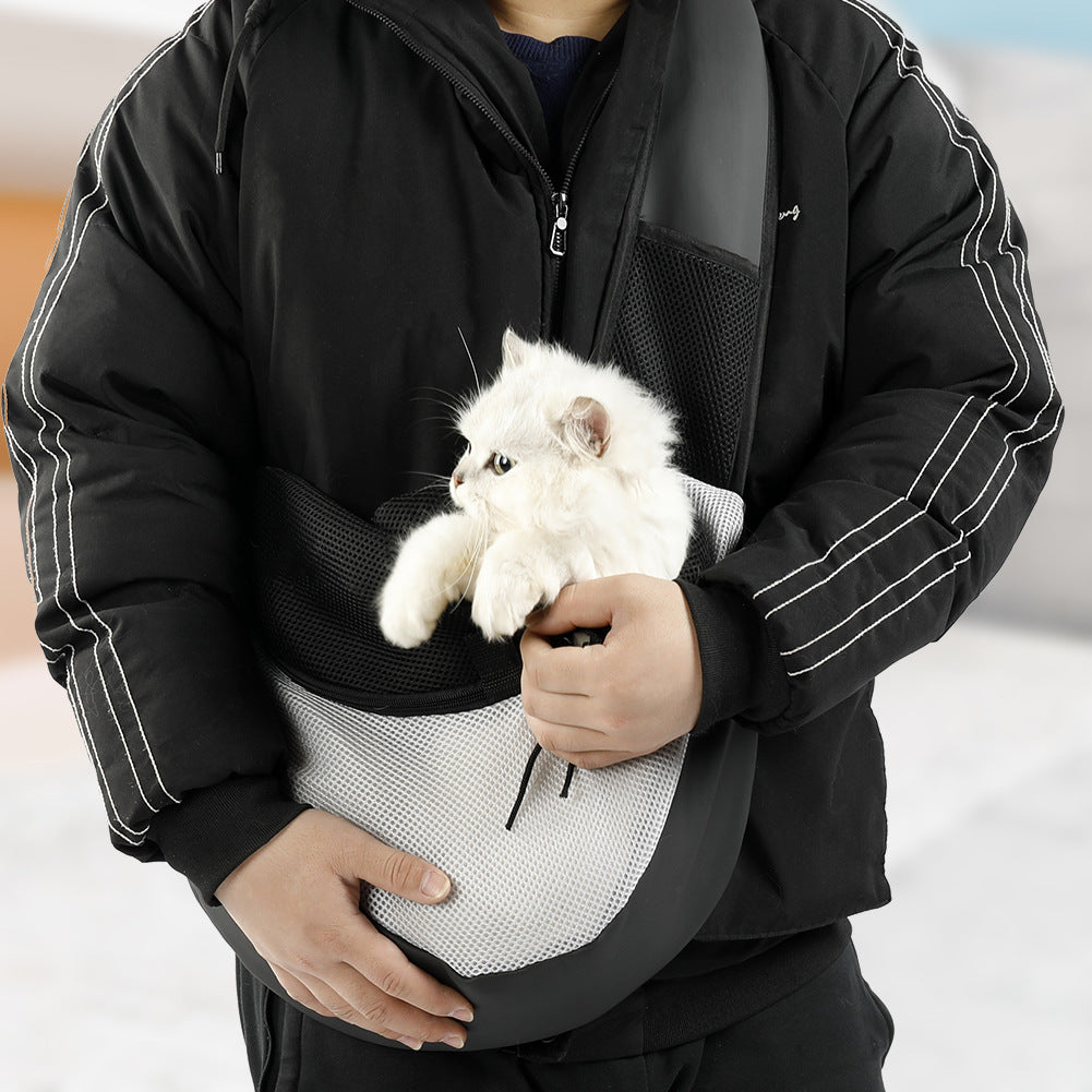 JMT-087434 Pet Cat and Dog Shoulder Carrier Bag for Travel and Comfort