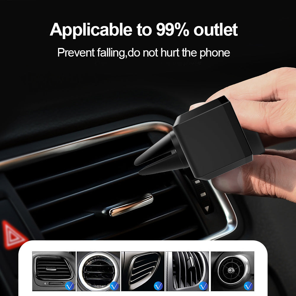 JMT-088202 Car Air Vent Phone Holder - Universal Mobile Stand in Blue, Green, Black, Grey