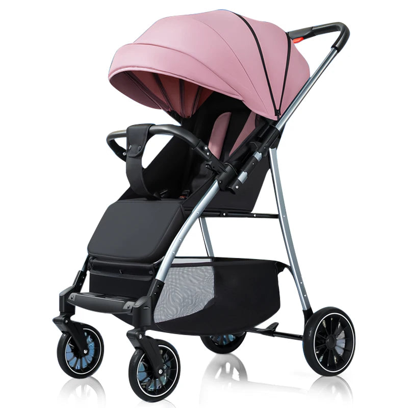 JMT-088202 Luxury 2-in-1 Portable Travel Stroller for Infants and Toddlers Age 0-3 Years