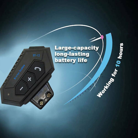 JMT-088330 Bluetooth Motorcycle Helmet Headset with Long Battery Life and Reliable Connectivity