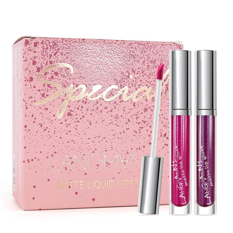 JMT-088778 18-Piece Matte Velvet Lip Gloss Set for All-Day Color and Shine