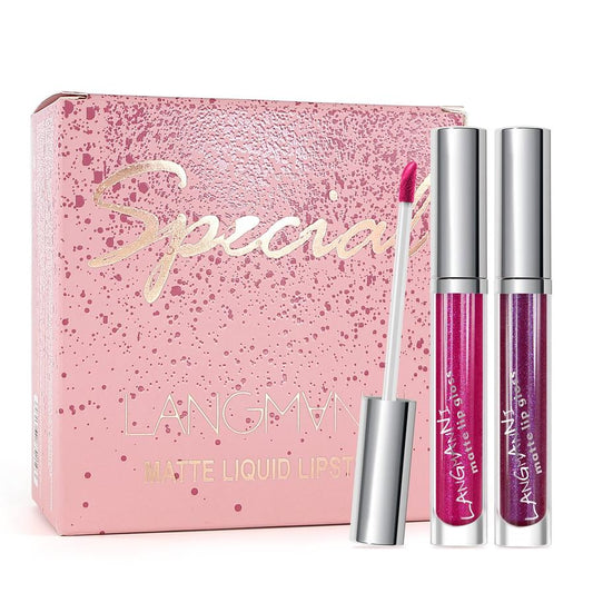 JMT-088778 18-Piece Matte Velvet Lip Gloss Set for All-Day Color and Shine