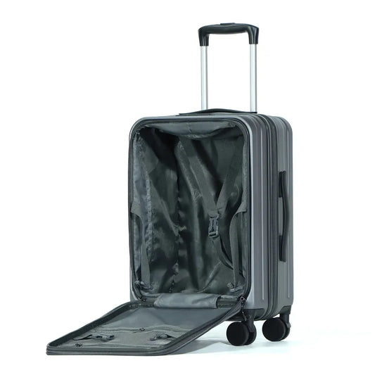 JMT-088906 Lightweight Anti-Theft Trolley Suitcase with Custom Spinner Wheels and Unbreakable PC Shell