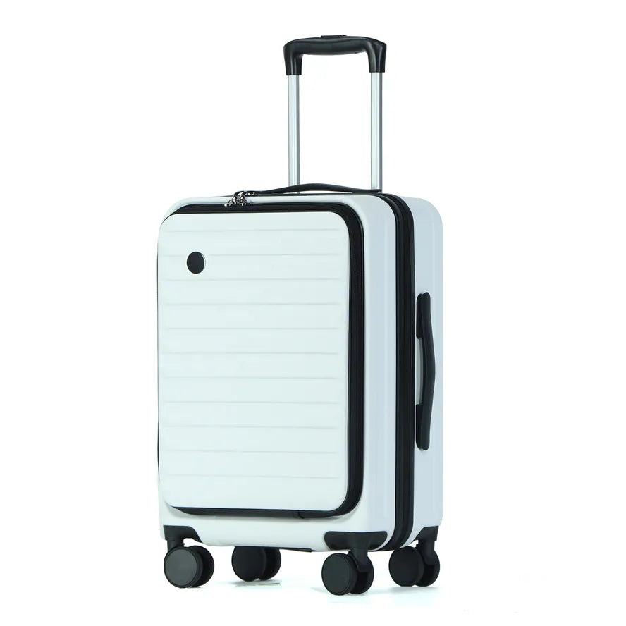 JMT-088906 Lightweight Anti-Theft Trolley Suitcase with Custom Spinner Wheels and Unbreakable PC Shell